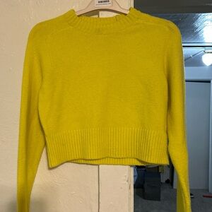 Universal Thread Bright Yellow Crew Neck Sweater